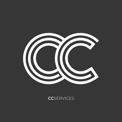 CCSERVICES – LOGO WHITE ON DARK