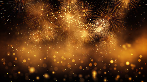 Happy New Year golden fireworks background 00356 00.jpg