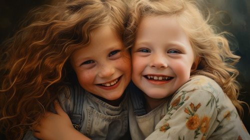 Joyful girl cousins hugging 00397 02.jpg