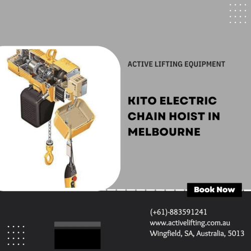 Kito electric chain hoist in Melbourne.gif
