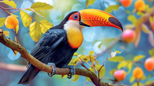 toucan pastel color illustration wallpaper white border edges amazing focus ar 169 00087 01.jpg