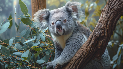 koala pastel color illustration wallpaper white border edges amazing focus ar 169 00046 00.jpg