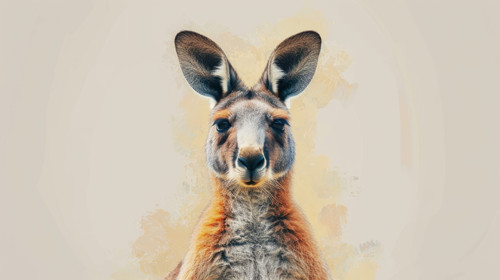 kangaroo pastel color illustration wallpaper white border edges amazing focus ar 169 00044 03.jpg