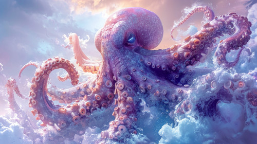 kraken pastel color illustration wallpaper white border edges amazing focus ar 169 00048 00.jpg