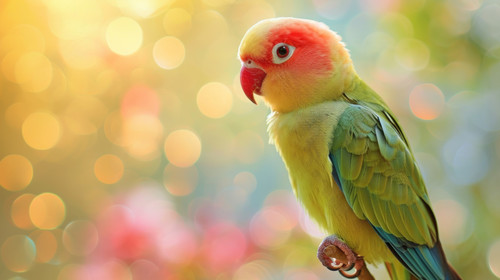 parrot pastel color illustration wallpaper white border edges amazing focus ar 169 00061 02.jpg