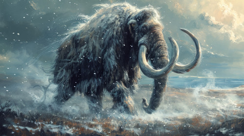 mammoth pastel color illustration wallpaper white border edges amazing focus ar 169 00052 01.jpg