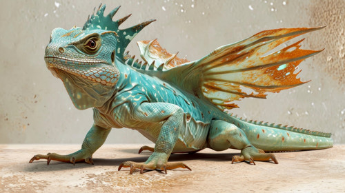 basilisk pastel color illustration wallpaper white border edges amazing focus ar 169 00004 01.jpg