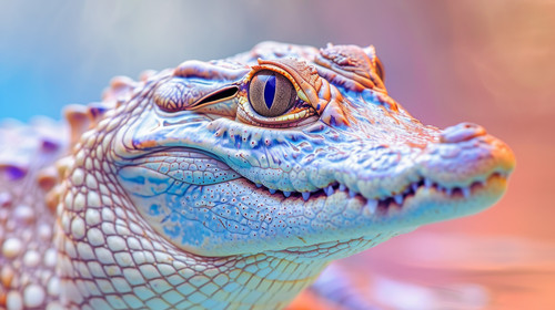 crocodile pastel color illustration wallpaper white border edges amazing focus ar 169 00014 03.jpg