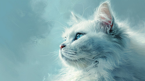 cat pastel color illustration wallpaper white border edges amazing focus ar 169 00011 00.jpg