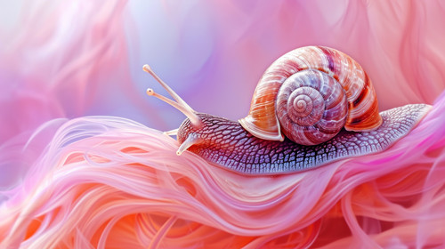 snail pastel color illustration wallpaper white border edges amazing focus ar 169 00078 03.jpg