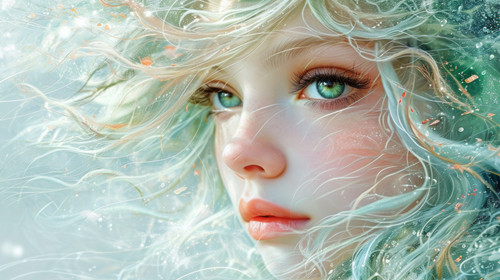 siren pastel color illustration wallpaper white border edges amazing focus ar 169 00077 00.jpg