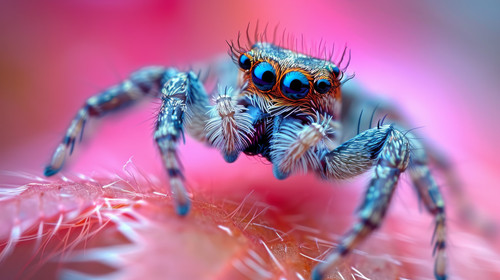 spider pastel color illustration wallpaper white border edges amazing focus ar 169 00080 03.jpg