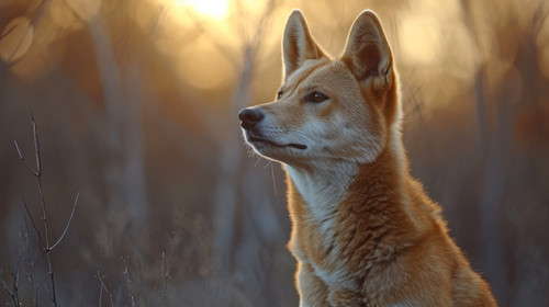 dingo pastel color illustration wallpaper white border edges amazing focus ar 169 00017 01.jpg