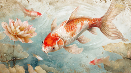 fish pastel color illustration wallpaper white border edges amazing focus ar 169 00030 00.jpg