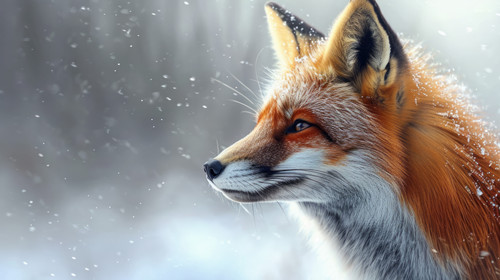 fox pastel color illustration wallpaper white border edges amazing focus ar 169 00032 01.jpg