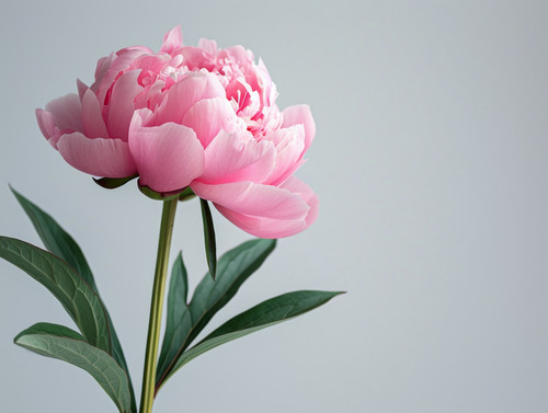 Beautiful pink peony flower on white background minimalisticminimalistic emotional ar 43 00016 00.jpg