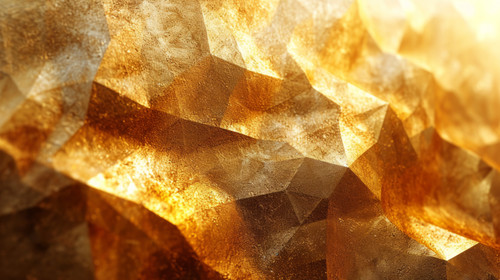 illustration on white background of a Abstract gold metallic foil with geometry lines material backg.jpg