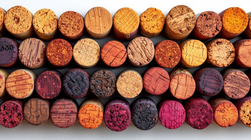 illustration on white background of a Abstract background of wine corks with corks ar 169 00080 01.jpg
