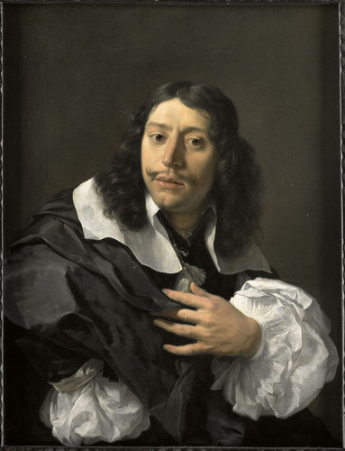 Dujardin, Karel Автопортрет, 1662, 28,5 cm x 22 cm, Медь, масло