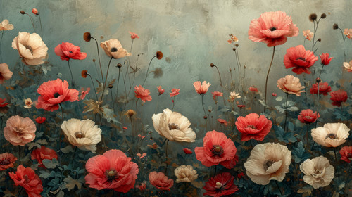 whimsical illistration of Fairies playing hide and seek in a garden of giant flowersperfect book ill.jpg