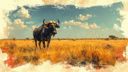 illustration on white background of a Alcuni scatti del paco nazionale Zavo est in africa ar 169 001.jpg