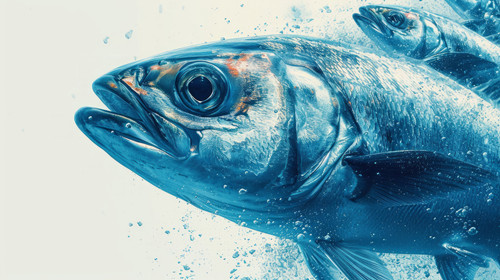 whimsical illistration of A school of fish attending underwater classesperfect book illustration on .jpg