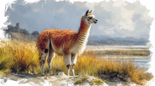 illustration on white background of a Alpaca Saxony Germany ar 169 00120 00.jpg