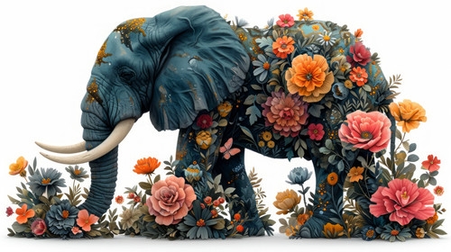 illustration on white background of a Amazons Harmony Elephant ar 169 00123 00.jpg