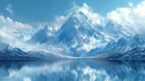 illustration on white background of a Altai mountains Russia Siberia ar 169 00122 00.jpg