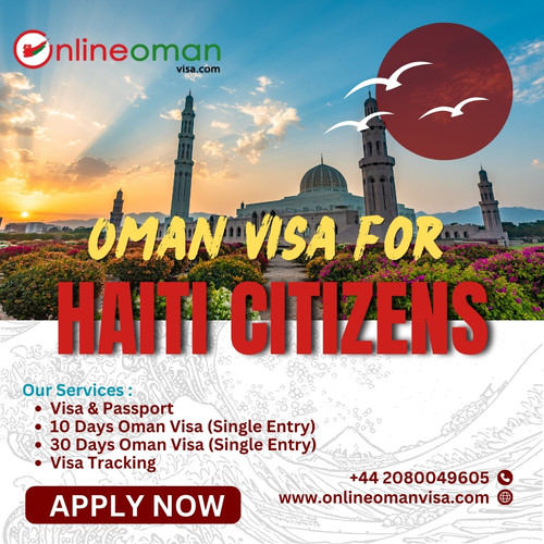 Haiti citizens can obtain an Oman visa for convenient travel. Discover Oman's charm with a straightforward and hassle-free application process.