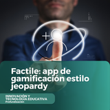 Factile app de gamificación estilo jeopardydel Ipad