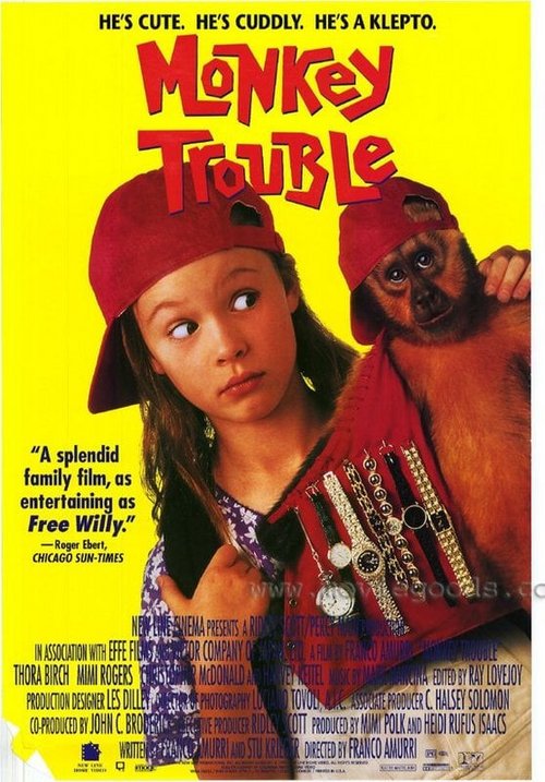 Małpi kłopot / Monkey Trouble (1994) PL.1080p.WEB-DL.H264-wasik / Lektor PL
