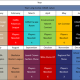 OARA Events Example List