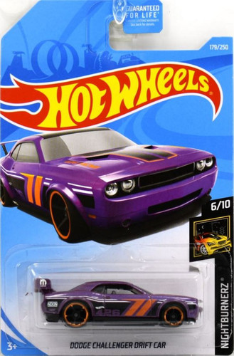 Машинка Hot Wheels Dodge Challenger Drift Car 2019 Nightburnerz (#179) FYD13.jpg