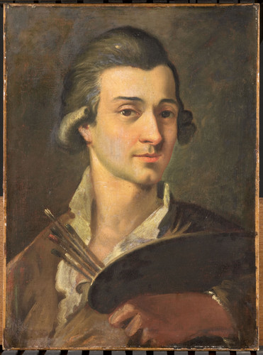 Unknown Портрет художника, 1799, 50 cm x 37 cm, Холст, масло