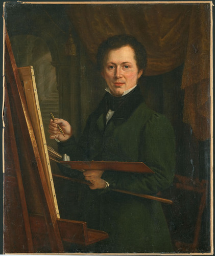 Unknown Портрет художника, 1830, 99 cm x 82 cm, Холст, масло