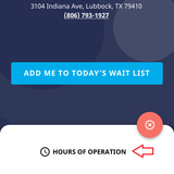 3 Waitlist Appointment Screen Hours