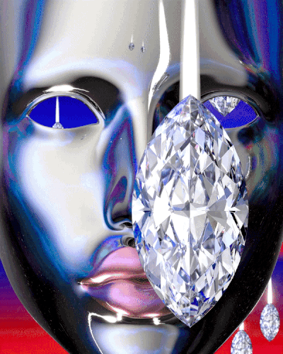 GIF Cosmic+Cosmic+Craving Diamond+Art+NFT+by+Reena+Ahluwalia.gif