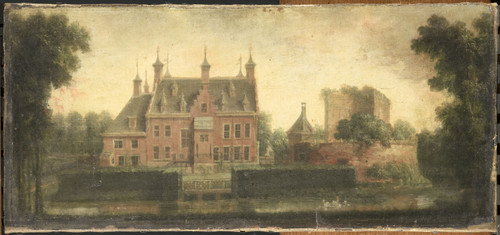 Rode, Niels Замок Новый Тейлинген, 1785, 23 cm х 50,5 cm, Холст, масло