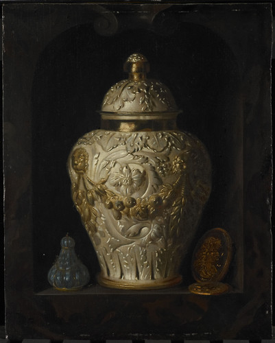 Roestraeten, Pieter Gerritsz van Натюрморт с серебряным горшком, 1700, 26 cm x 20 cm, Дерево, масло