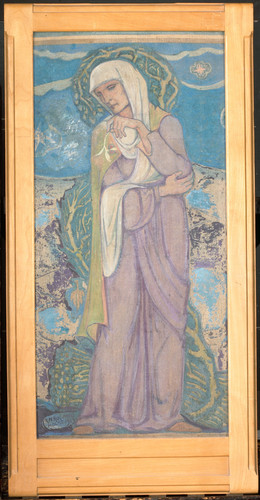 Roland Holst, Richard Память, 1913, 84,5 cm х 40 cm, Eterniet, казеиновая краска