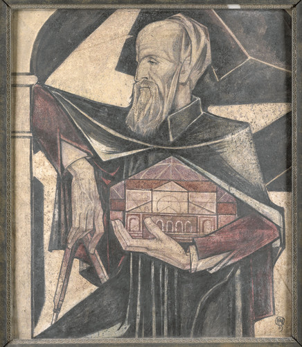 Roland Holst, Richard Строитель, 1919, 70,5 cm х 60,5 cm