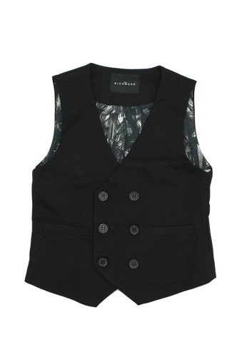 john richmond kids gilet nero allover bambino cerimonia a.jpg