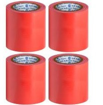 vcr red duct tape 18 meters in length 144mm 6 width 4 rolls per pack strong book binding tape waterp.jpg
