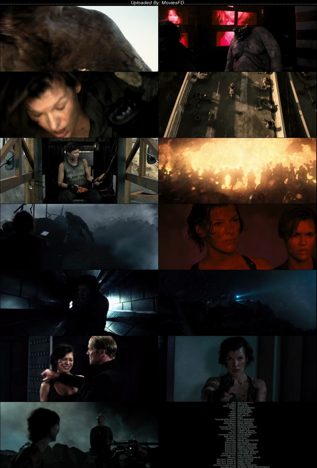 Download Resident Evil: The Final Chapter (2016) BluRay [Hindi + English] ESub 480p 720p