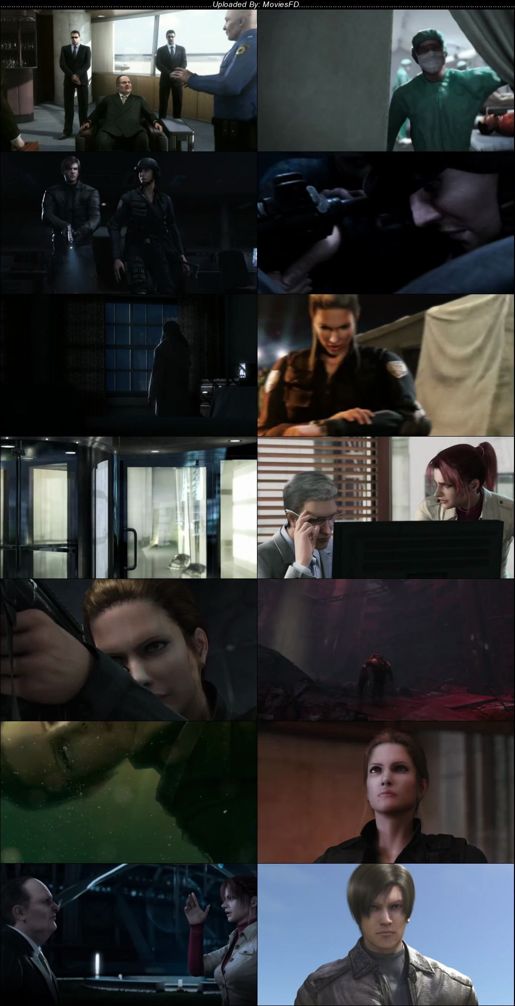 Download Resident Evil: Degeneration (2008) BluRay [Hindi + English] ESub 480p 720p