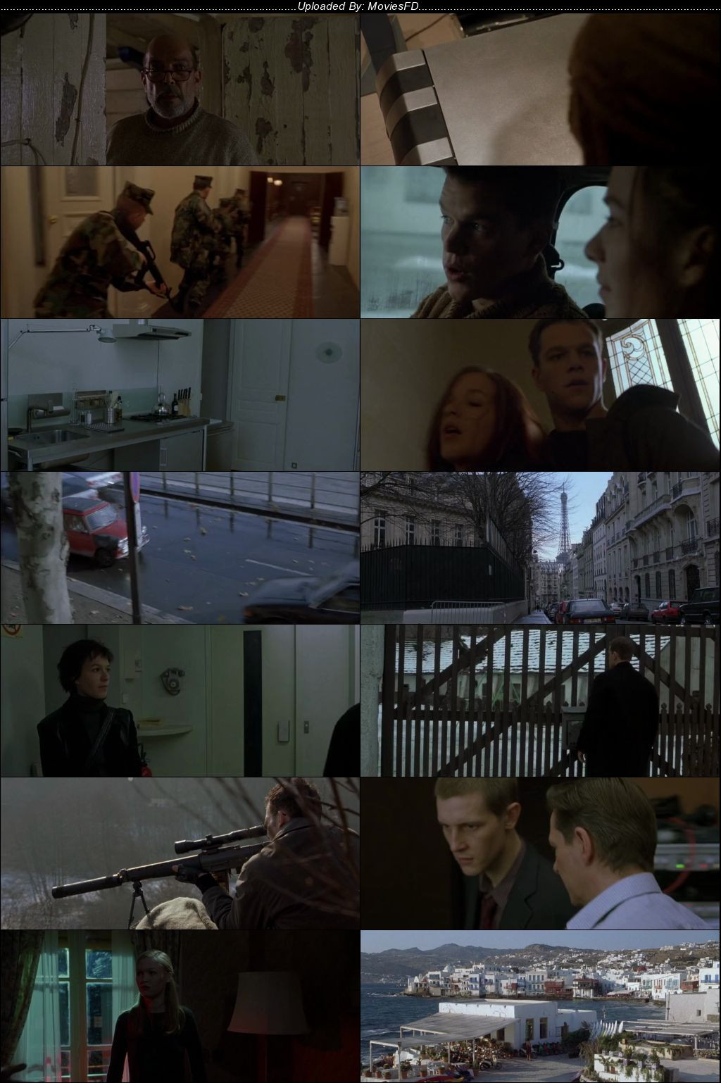 Download The Bourne Identity (2002) BluRay [Hindi + English] ESub 480p 720p
