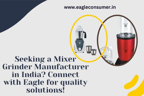 Explore top-tier mixer grinders by Eagle, a leading kitchenware brand in India. Contact us for quality solutions at budget-friendly bulk prices! Know more https://www.classifiedsguru.in/services/manufacturers/seeking-a-mixer-grinder-manufacturer-in-india-connect-with-eagle-for-quality-solutions-i225653
