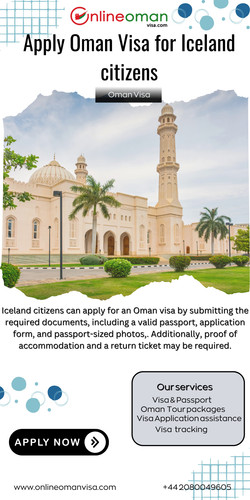 Iceland citizens can apply for an Oman visa online through the official website or an authorized visa agency. Ensure to meet all requirements for a smooth application process.