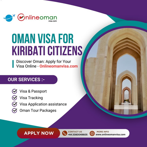 Kiribati citizens can apply for Oman visa online, ensuring a smooth process for travel authorization without embassy involvement.